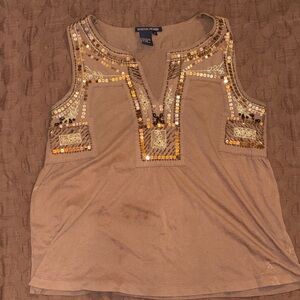 Brown Jem Women's Top